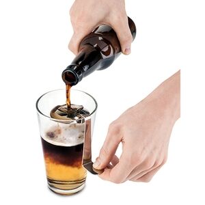 11/17 Stainless Steel Black and Tan Spoon